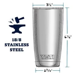 Yeti Rambler Tumbler W/ MagSlider Lid -Outlet Sporting Goods Store 100000000011454 1 2