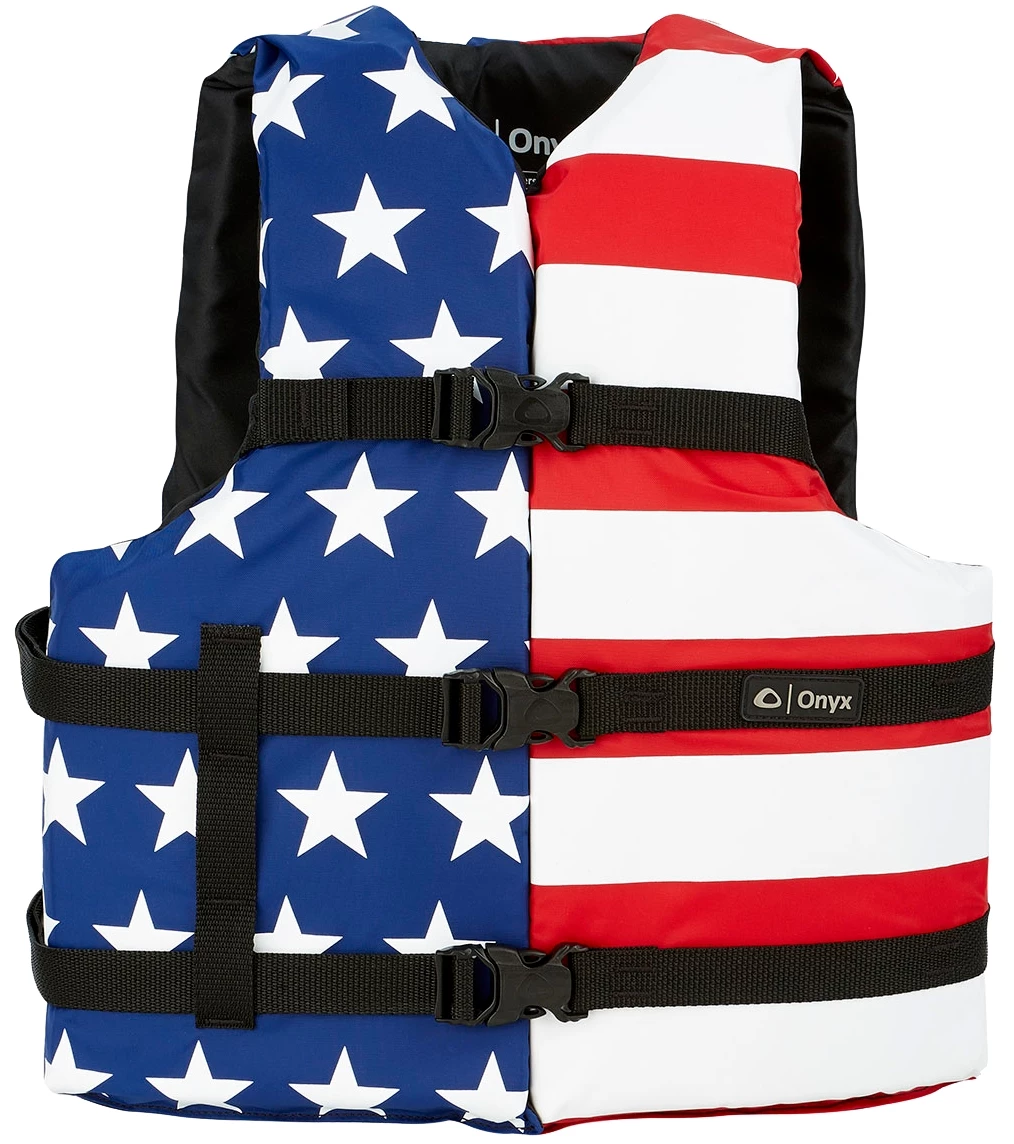 Onyx Stars & Stripes Life Jacket 4 Onyx Stars & Stripes Life Jacket - Image 2