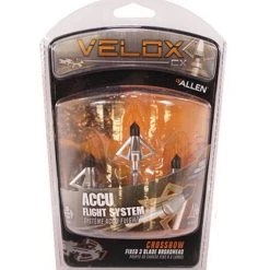 Allen Velox FS Crossbow Broadhead 100GR, 3-Pack
