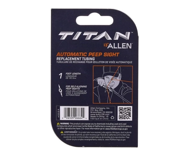 Allen Titan Automatic Peep Sight Replacement Tubing 5 Allen Titan Automatic Peep Sight Replacement Tubing - Image 3