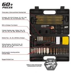 Allen Krome Stronghold Universal Gun Cleaning Kit, 60-Pieces -Outlet Sporting Goods Store 10733182 2