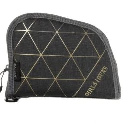 Allen Girls With Guns 8" Lockable Compact Handgun Case, Heather Gray