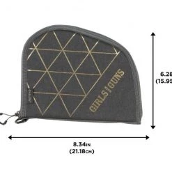 Allen Girls With Guns 8" Lockable Compact Handgun Case, Heather Gray 9 Allen Girls With Guns 8" Lockable Compact Handgun Case, Heather Gray -Outlet Sporting Goods Store 10733301 1 1