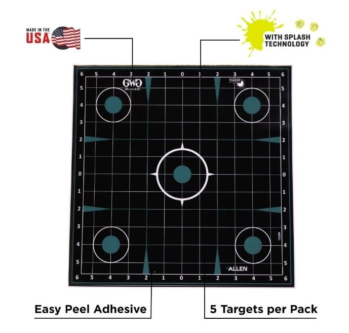 Allen Girls With Guns Splash Adhesive Sight In Target 5 Allen Girls With Guns Splash Adhesive Sight In Target - Image 3