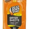 Dead Down Wind Dryer Sheets, 15-Count -Outlet Sporting Goods Store 1113