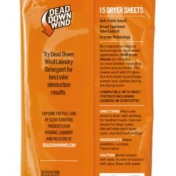Dead Down Wind Dryer Sheets, 15-Count -Outlet Sporting Goods Store 1113 1 1