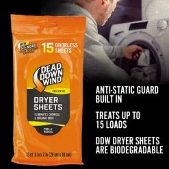 Dead Down Wind Dryer Sheets, 15-Count -Outlet Sporting Goods Store 1113 2 1