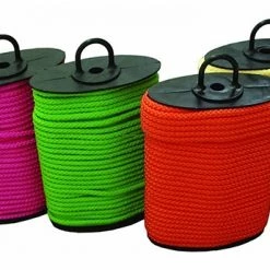Attwood 11700-2 Neon Diamond Braided Cord, 1/8” x 45 ft – Assorted