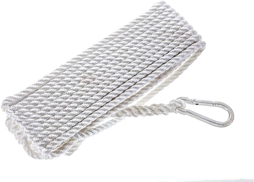 Attwood 11707-7 Premium Twisted Nylon Anchor Line w/ Hook - 3/8 in. x 50 ft. 5 Attwood 11707-7 Premium Twisted Nylon Anchor Line w/ Hook - 3/8 in. x 50 ft. - Image 3