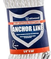 Attwood 11714-2 Hollow Braided Polypropylene Anchor Line -Outlet Sporting Goods Store 11714 2 3 1