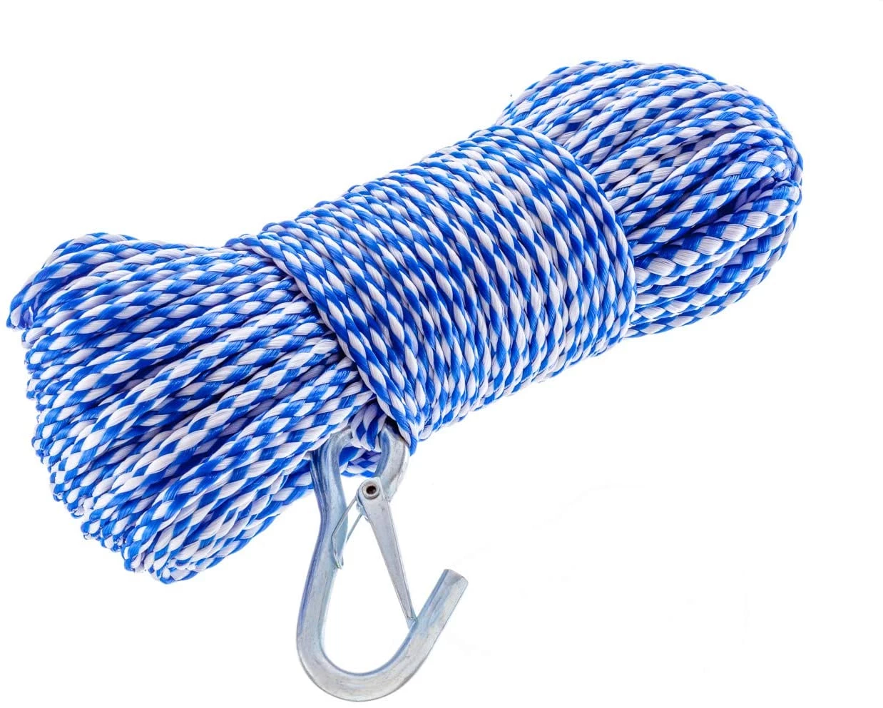 Attwood Hollow Braided Polypropylene Anchor Line – ¼” x 100 ft 3 Attwood Hollow Braided Polypropylene Anchor Line – ¼” x 100 ft