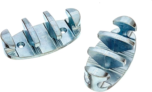 Attwood Zinc Plated Zig Zag Cleats 3 Attwood Zinc Plated Zig Zag Cleats