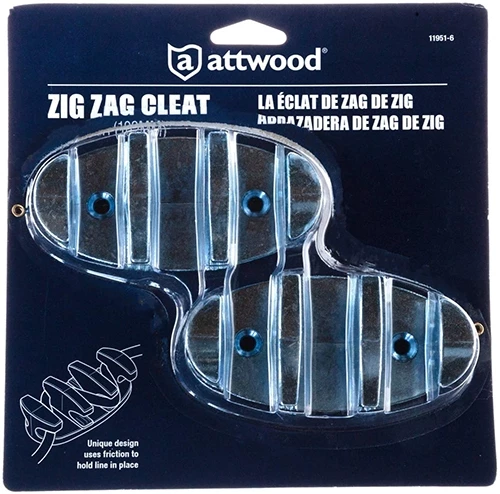 Attwood Zinc Plated Zig Zag Cleats 4 Attwood Zinc Plated Zig Zag Cleats - Image 2