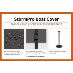 Classic Accessories 88968 StormPro 22 ft. - 24 ft. Heavy Duty Boat Cover – Model F -Outlet Sporting Goods Store 11970666 5