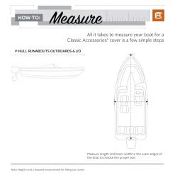 Classic Accessories 88968 StormPro 22 ft. - 24 ft. Heavy Duty Boat Cover – Model F -Outlet Sporting Goods Store 11970666 7 1