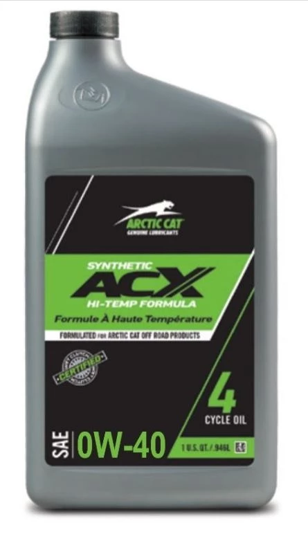 Arctic Cat ACX 0W-40 Synthetic Oil, Quart 3 Arctic Cat ACX 0W-40 Synthetic Oil, Quart