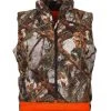 Gamehide Deer Camp Woodlot/Blaze Orange Reversible Vest