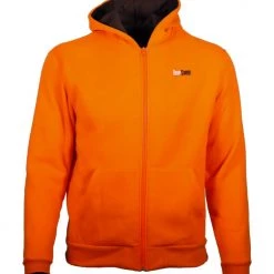 Gamehide Men's Blaze Orange Heavyweight Zip Sweatshirt