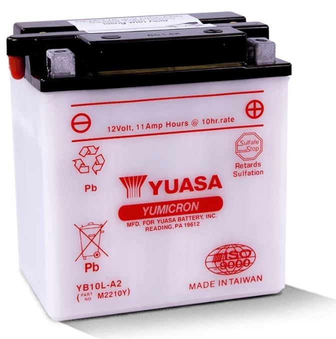 Yuasa 10L-A2 Motorcycle Battery 3 Yuasa 10L-A2 Motorcycle Battery