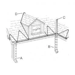 Easy Heat 160-Foot Roof Snow De-Icing Kit -Outlet Sporting Goods Store 1380101 2