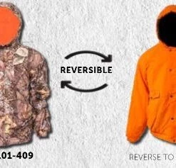 World Famous Sports WKR-101-409 Reversible Warp Knit Camo Jacket