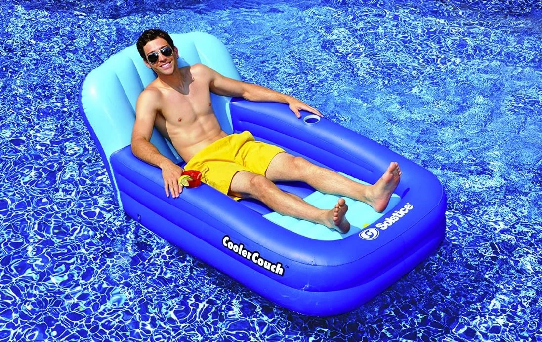 Swimline Solstice Cooler Couch Inflatable Pool Lounger 4 Swimline Solstice Cooler Couch Inflatable Pool Lounger - Image 2