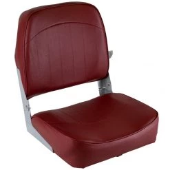 Wise Low Back Folding Fishing Seat, Red