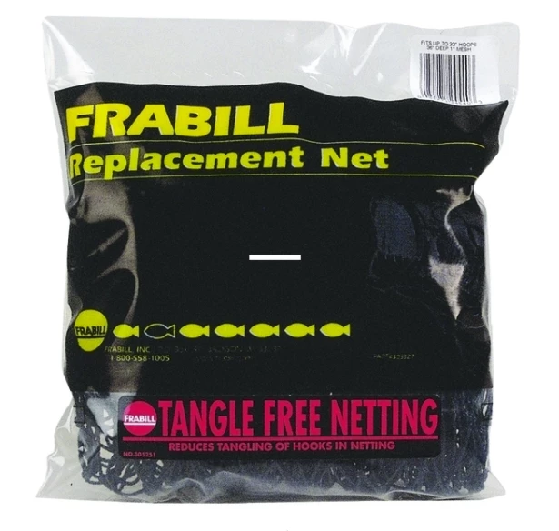 Frabill Rubber Replacement Net, 17 x 19 3 Frabill Rubber Replacement Net, 17 x 19