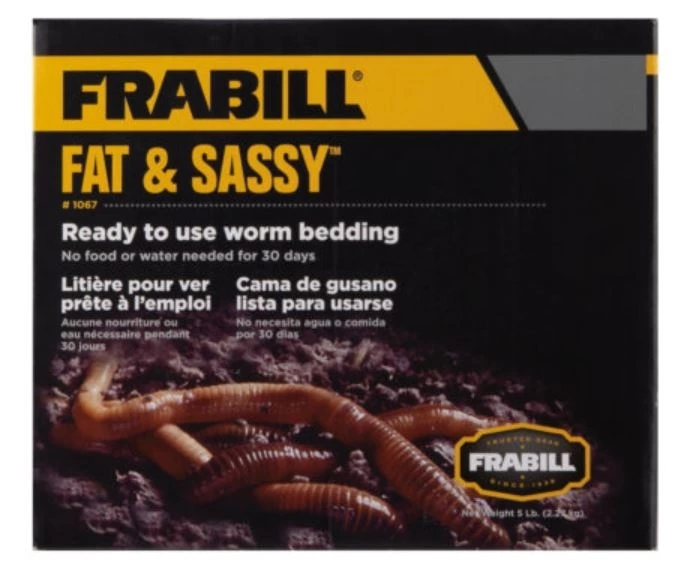 Frabill Fat & Sassy Worm Bedding, 5lb. 3 Frabill Fat & Sassy Worm Bedding, 5lb.