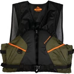 Stearns Comfort Fishing PFD – Black/Green