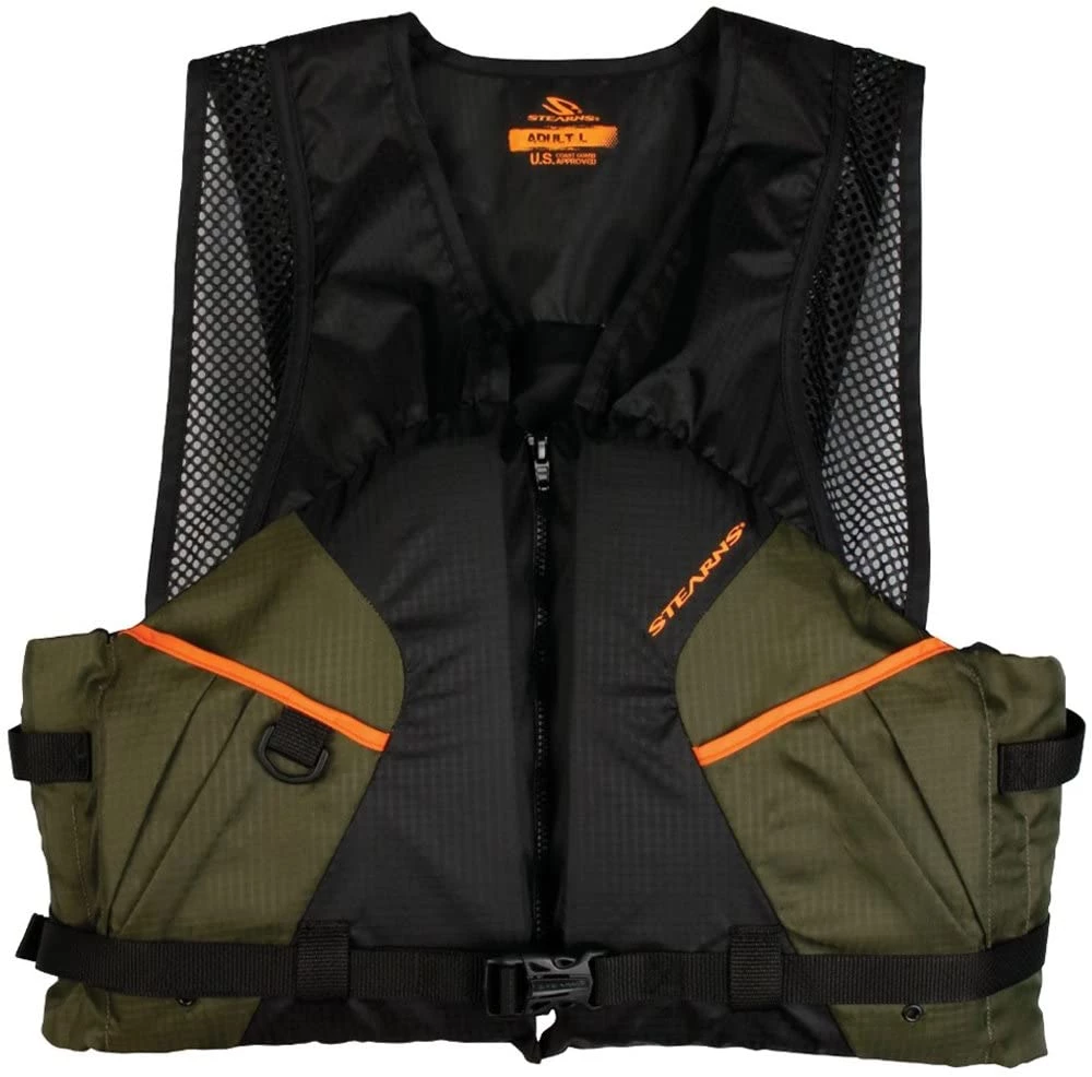 Stearns Comfort Fishing PFD – Black/Green 3 Stearns Comfort Fishing PFD – Black/Green