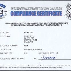 Duke 220BT Body Gripping Trap 5 Duke 220BT Body Gripping Trap -Outlet Sporting Goods Store 20030018 2