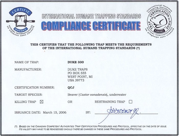 Duke 330BT Body Gripping Trap 4 Duke 330BT Body Gripping Trap - Image 2