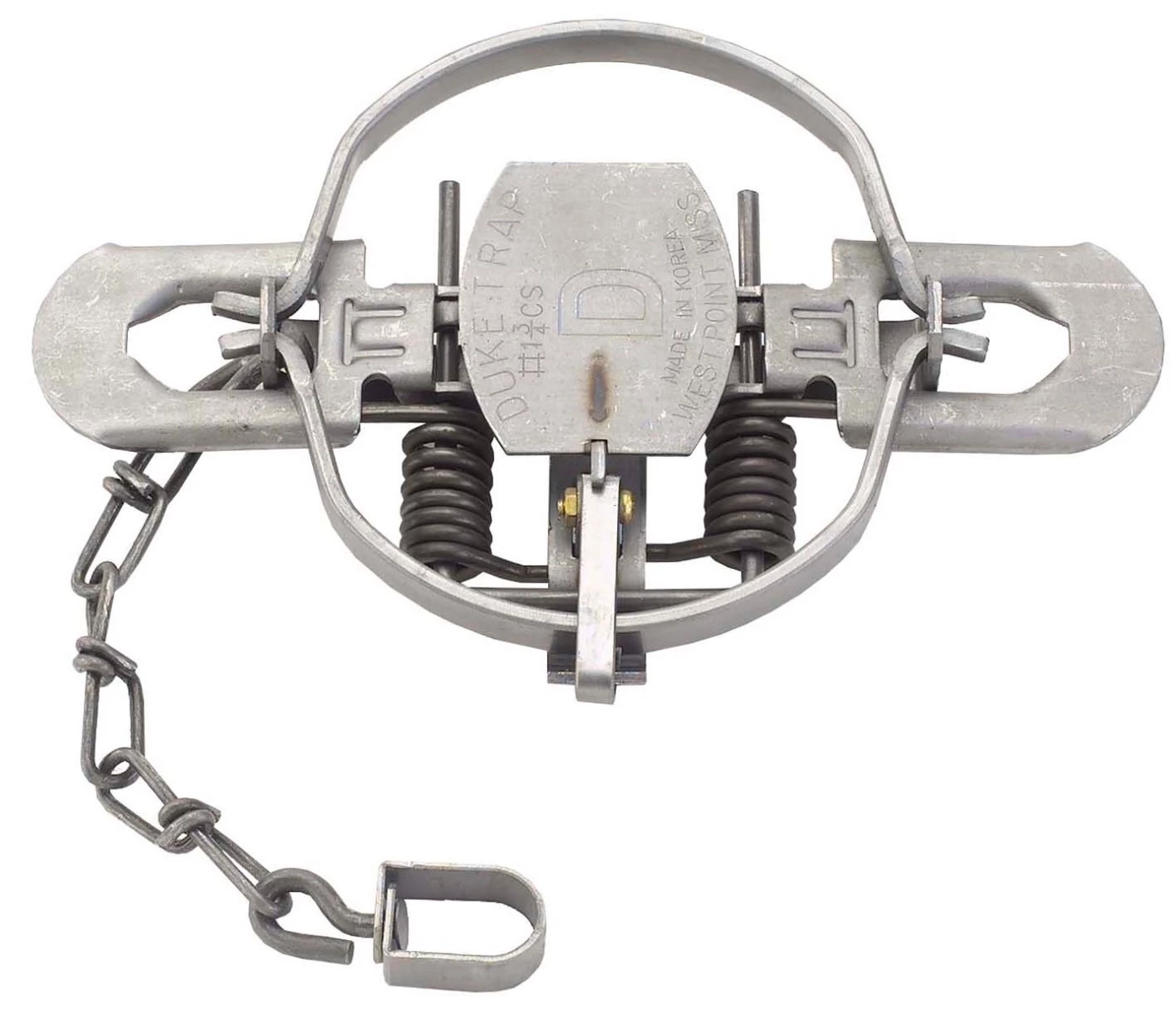 Duke Traps #1.75 Coil Spring Trap 5.25" Jaw Spread 3 Duke Traps #1.75 Coil Spring Trap 5.25" Jaw Spread