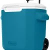 Coleman Wheeled Chiller Cooler, Ocean -Outlet Sporting Goods Store 2160822 chiller cooler