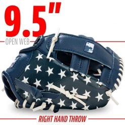 Franklin Sports RTP MLB All American Glove w/Ball, 9.5", RHT 13 Franklin Sports RTP MLB All American Glove w/Ball, 9.5", RHT -Outlet Sporting Goods Store 22900 phase1 dims 1 2