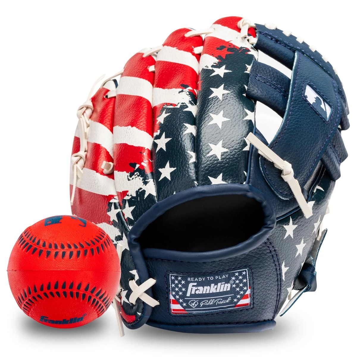 Franklin Sports RTP MLB All American Glove w/Ball, 9.5", RHT 3 Franklin Sports RTP MLB All American Glove w/Ball, 9.5", RHT