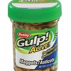 Berkley Gulp! Alive! Maggots, White – 1 inch