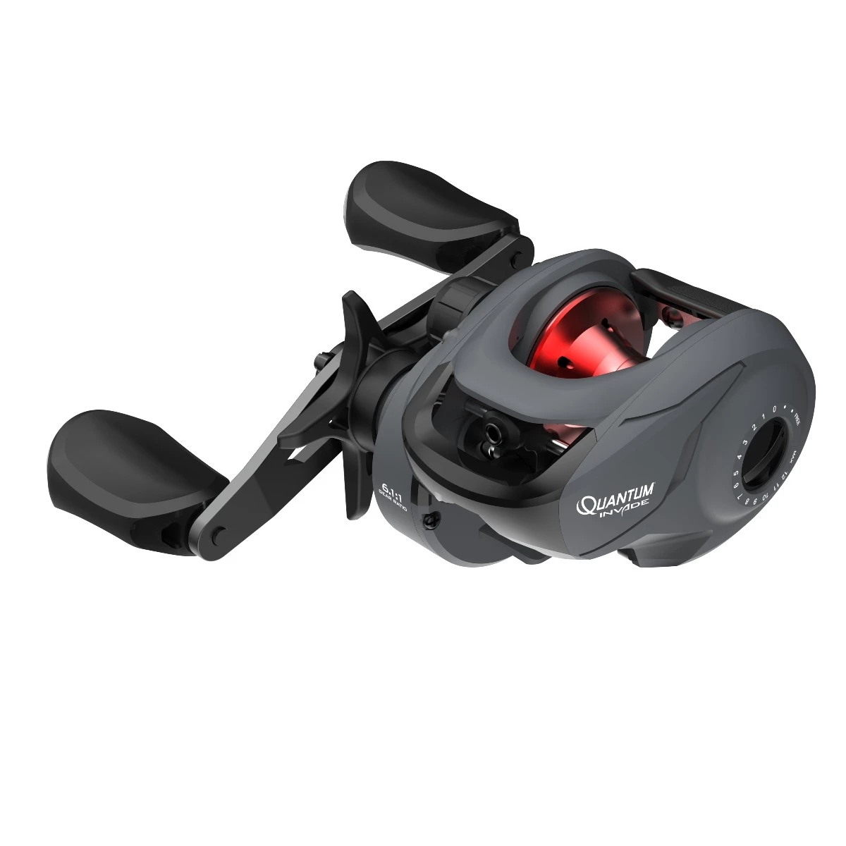 Quantum Invade Baitcast Fishing Reel, Right-Hand Size 100 3 Quantum Invade Baitcast Fishing Reel, Right-Hand Size 100