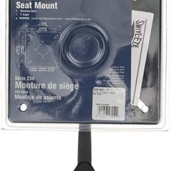 Attwood 238152-7 Plated Steel Seat Mount - 3° Tilt, Right Handle -Outlet Sporting Goods Store 238152 7 3 1