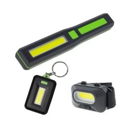 LitezAll Blip + Mini Head Lamp + The CobFob® Keychain Combo Pack
