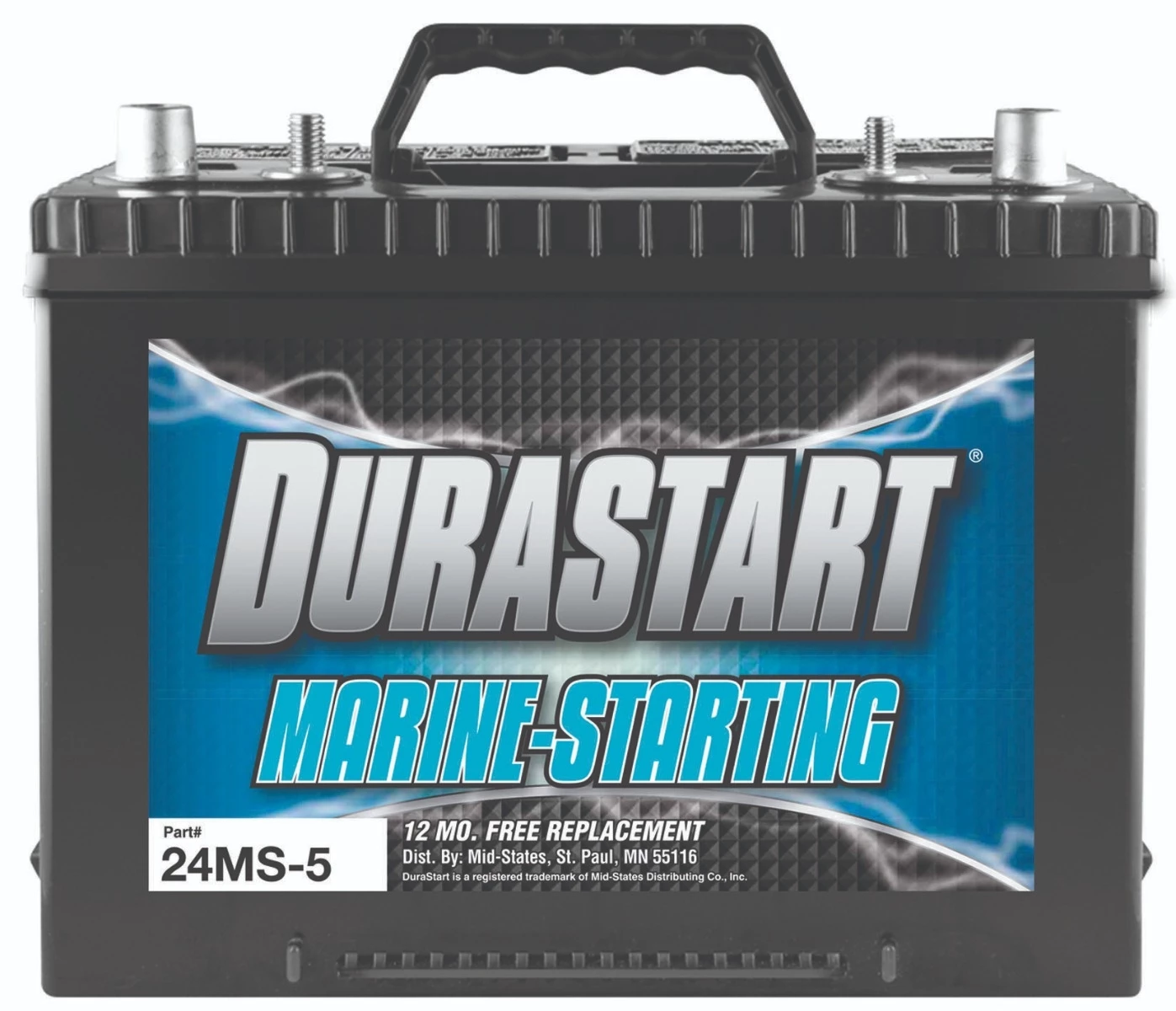 Durastart 12V Marine Starting Battery, 650 MCA 3 Durastart 12V Marine Starting Battery, 650 MCA