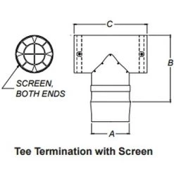 Heat Fab 9490TEE Saf-T Vent EZ Seal - 4 Inch Diameter -Outlet Sporting Goods Store 280142 1