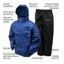 Frogg Toggs All Sport Rain Suit, Blue 5 Frogg Toggs All Sport Rain Suit, Blue -Outlet Sporting Goods Store 30491198