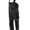 Frogg Toggs Pilot II Guide Bibs, Black & Charcoal w/ Red Zippers -Outlet Sporting Goods Store 30491532