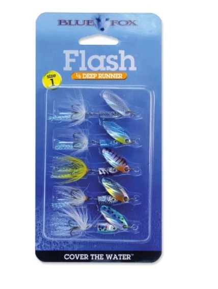 Rapala Blue Fox Flash Series Kit, 3/16oz. 3 Rapala Blue Fox Flash Series Kit, 3/16oz.