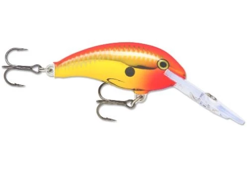 Rapala Shad Dancer, Chrome Gold Fluorescent Red 3 Rapala Shad Dancer, Chrome Gold Fluorescent Red