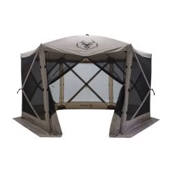 Gazelle G6 6-Sided Portable Gazebo, Desert Sand