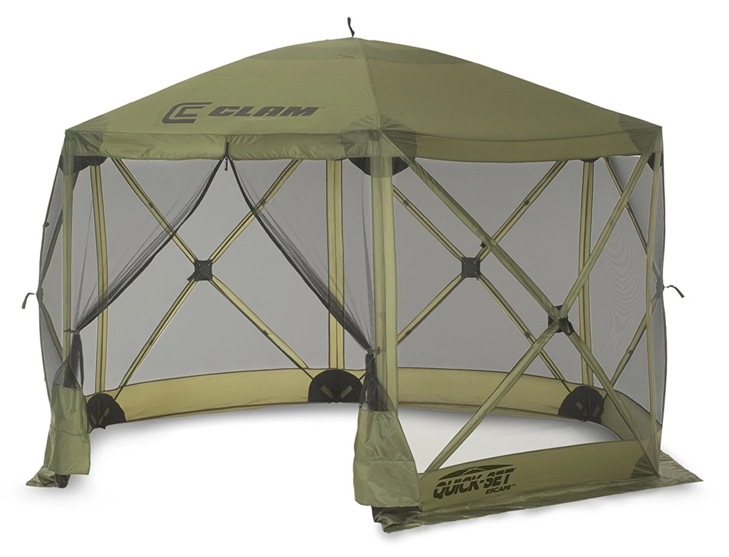 Clam Green Quick-Set Escape Screen Tent 3 Clam Green Quick-Set Escape Screen Tent