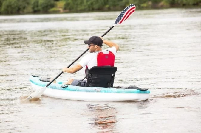 Pelican Poseidon US Flag Kayak Paddle 230 cm (90.5") 6 Pelican Poseidon US Flag Kayak Paddle 230 cm (90.5") - Image 4